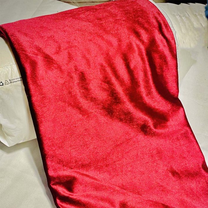 Luxury Maroon Bed Topper